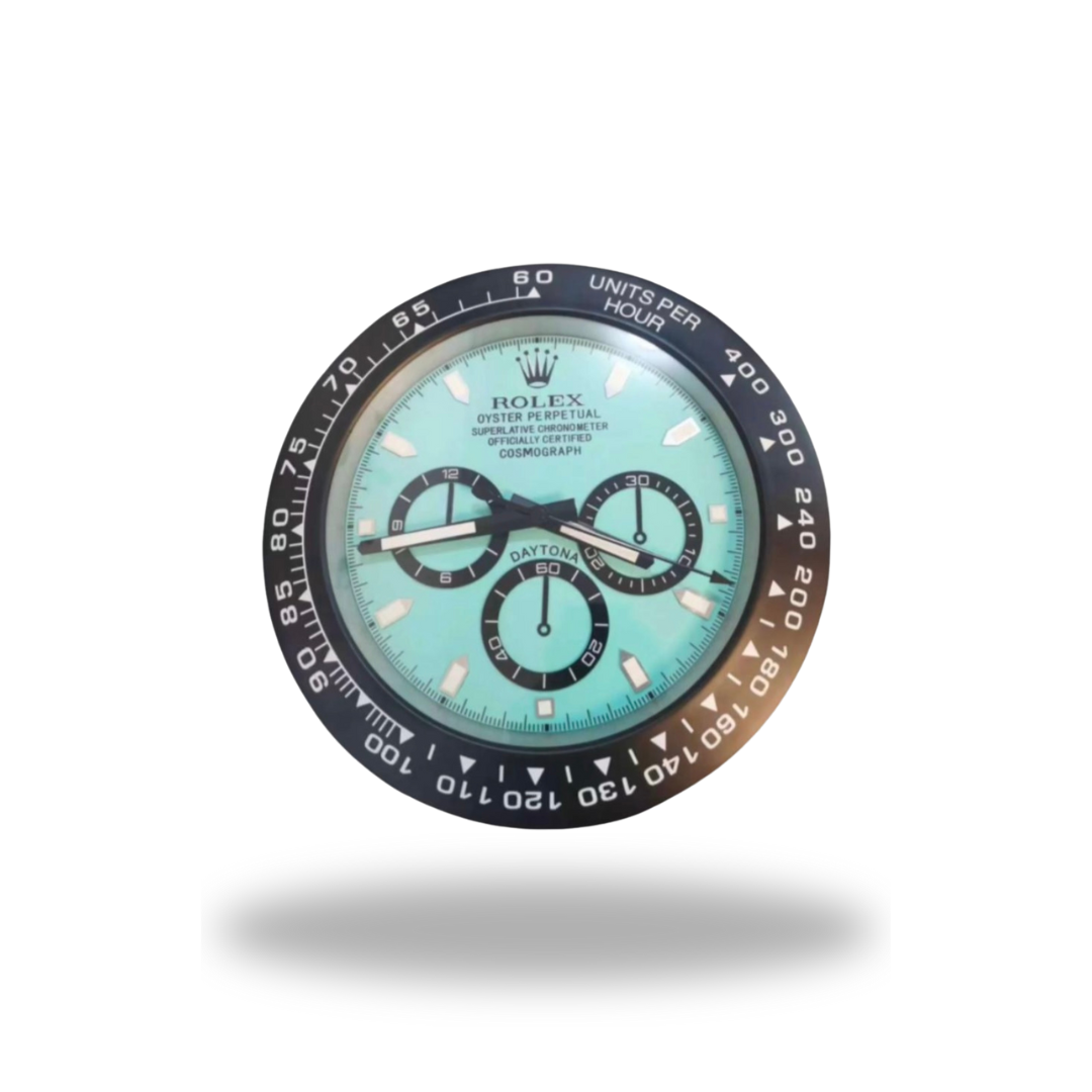 Daytona Cosmograph Tiffany Blue Dial Wall Clock