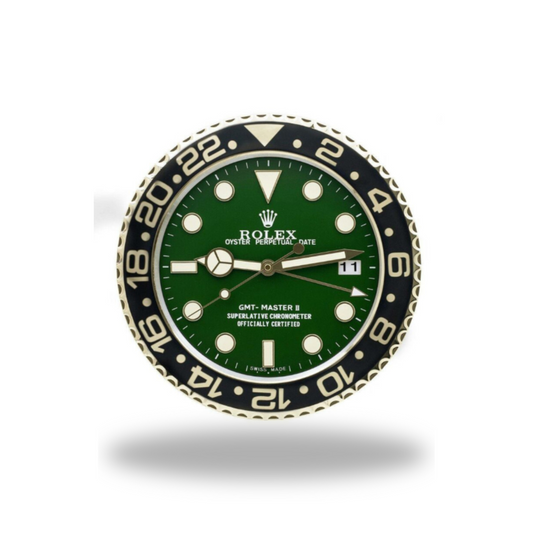 GMT-Master II Green Dial Black Bezel Wall Clock