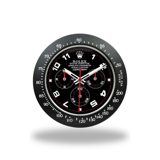 Daytona Cosmograph Black Dial Arabic Numerals Wall Clock